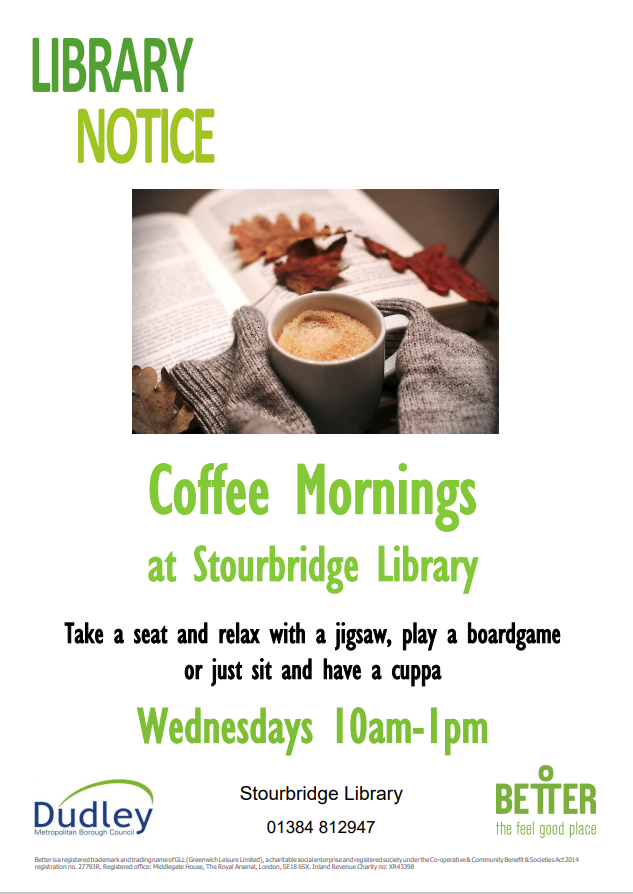 Stourbridge Library - Coffee Mornings